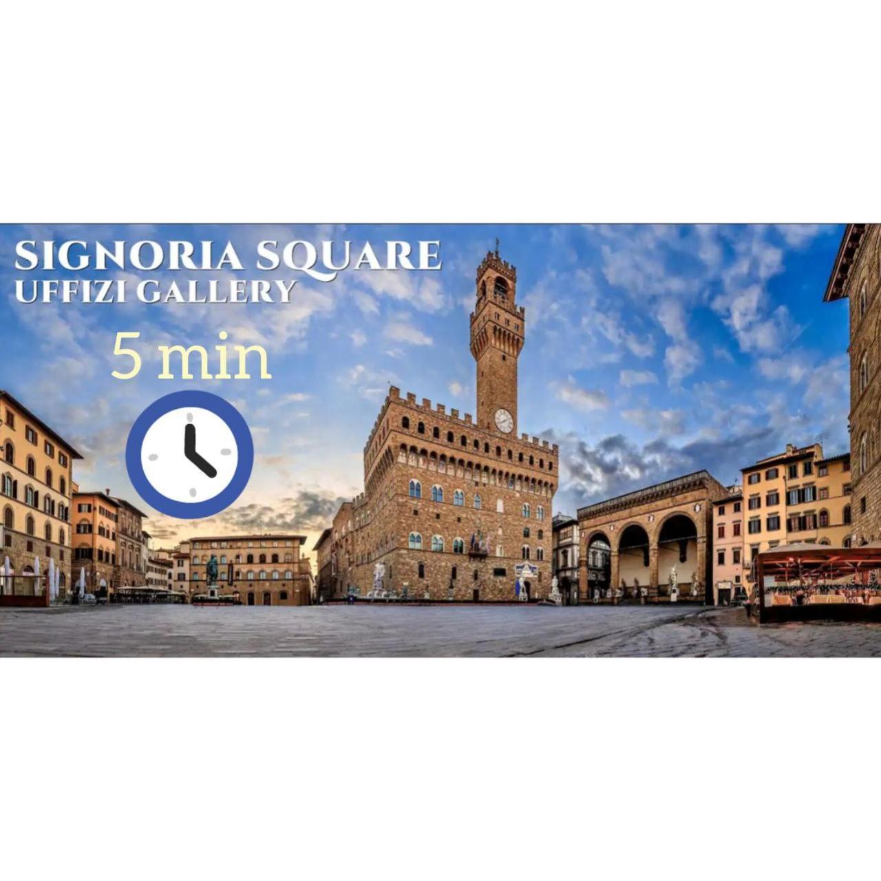 5 Min Dagli Uffizi Suite Wifi Confort Флоренція Екстер'єр фото
